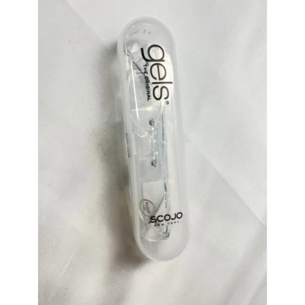 NEW! Scojo New York Gels Original Reading Glasses 1.50x Crystal Clear‎